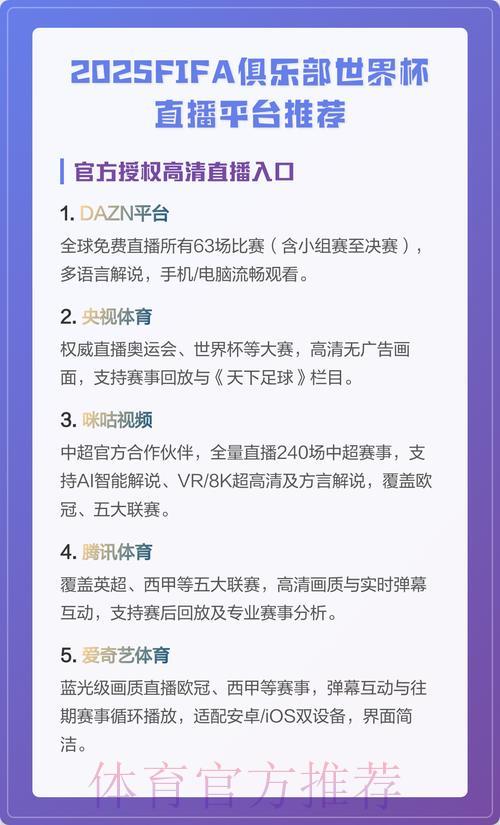 世界杯在线直播平台精选推荐